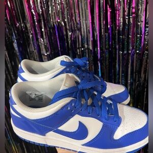 Nike Royal Blue and White Athletic Shoes